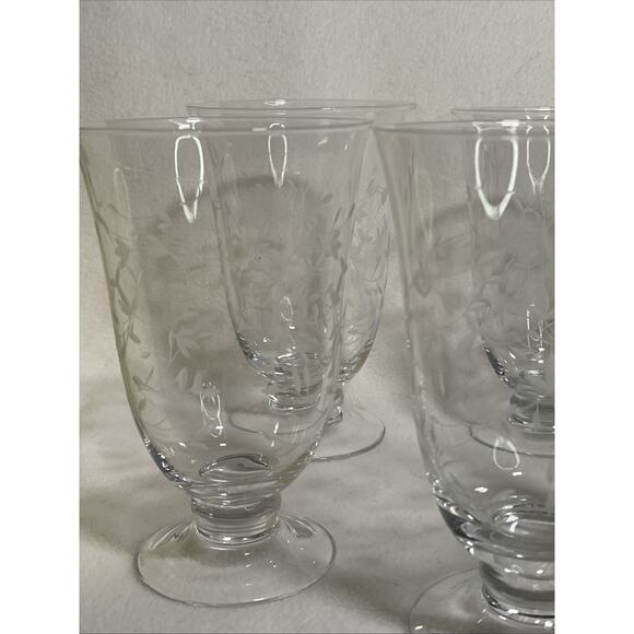 LENOX set of 4 double old fashioned glasses "Heather" with Original Box - Picture 3 of 9